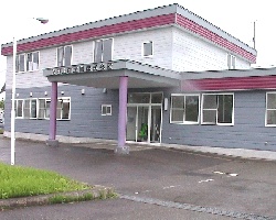 秋田工場冬景色
